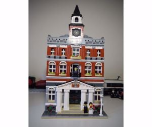 Lego komp. Creator 10224 Városháza Town Hall 2900db Lepin új - kép 8