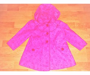 98/104 George Hello Kitty cuki kapucnis bélelt szövet átmeneti kabát kabi  - kép 3