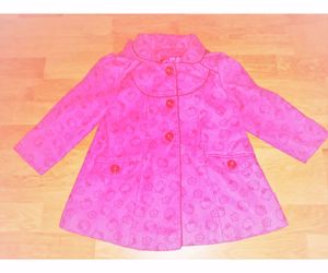 98/104 George Hello Kitty cuki kapucnis bélelt szövet átmeneti kabát kabi  - kép 2