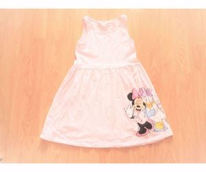 110/116 újszerű 1.kéz cuki H&M Minnie egér Daisy kacsa mintás nyári ruha 