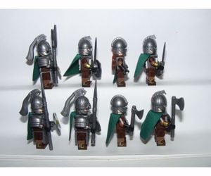 Lego Gyűrűk Ura Hobbit Rohin katonák 10 Rohani katona ló + Theoden király - kép 7