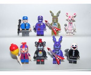 Lego fnaf Five Nights at Freddy's figurák Puppet Purple Man Spincraft Foxy Freddy új - kép 2