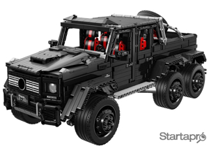 Lego komp. Technic Mercedes amg 6x6 Offroader Jeep Terepjáró 3300db 22x48x20cm LEPIN ÚJ! - kép 5