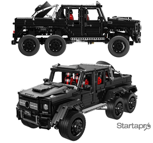 Lego komp. Technic Mercedes amg 6x6 Offroader Jeep Terepjáró 3300db 22x48x20cm LEPIN ÚJ! - kép 4