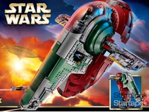 Lego komp. Star Wars 75060 Slave I ucs 2000db Lepin Boba Fett hajója új - kép 1