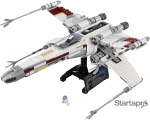 Lego komp. Star Wars 1  ) Red Five X-wing Vörös 5-ös ucs 1550db Lepin új