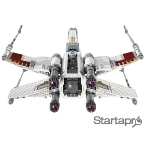 Lego komp. Star Wars 1  ) Red Five X-wing Vörös 5-ös ucs 1550db Lepin új - kép 7