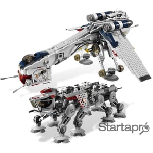 Lego komp. Star Wars 10195 at-ot lépegető szállító Republic Dropship 1760db Lepin új - kép 2