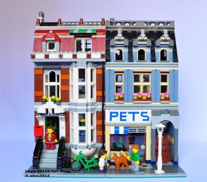 Lego komp. Creator 10218 Pet Shop Kisállat kereskedés 2000db Lepin új 