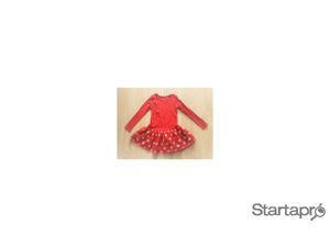 122/128 Újszerű 1kéz H&M cuki Disney Minnie egeres tüllszoknyás ruha   - kép 7