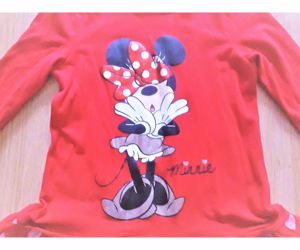 122/128 Újszerű 1kéz H&M cuki Disney Minnie egeres tüllszoknyás ruha   - kép 3