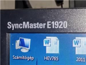 Samsung SyncMaster E1920 19" LCD monitor kábelekkel működő - kép 5