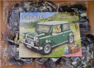 Lego komp. Creator 10242 Mini Cooper autó szett 1077db Lepin új - kép 4