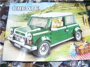 Lego komp. Creator 10242 Mini Cooper autó szett 1077db Lepin új - kép 1