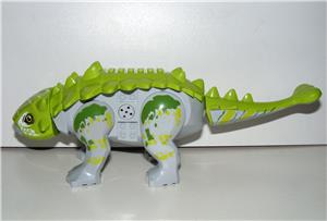 Lego Jurassic World dinoszaurusz figura dínó Nagy Zöld Ankylosaurus 27cm + hangszóró - kép 3