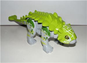 Lego Jurassic World dinoszaurusz figura dínó Nagy Zöld Ankylosaurus 27cm + hangszóró - kép 10