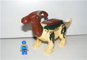 Lego Jurassic World dinoszaurusz figura dínó Nagy Parasaurolophus Paraszaurolofusz  25cm + hangszóró - kép 6