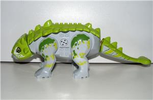 Lego Jurassic World dinoszaurusz figura dínó Nagy Zöld Ankylosaurus 27cm + hangszóró - kép 2