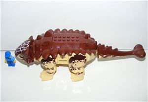 Lego Jurassic World dinoszaurusz figura dínó Nagy Barna Ankylosaurus 27cm + hangszóró - kép 6