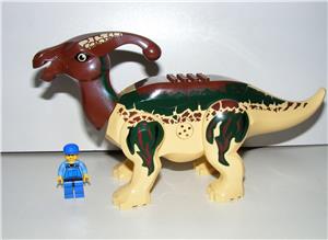 Lego Jurassic World dinoszaurusz figura dínó Nagy Parasaurolophus Paraszaurolofusz  25cm + hangszóró - kép 4