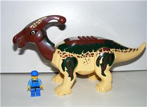 Lego Jurassic World dinoszaurusz figura dínó Nagy Parasaurolophus Paraszaurolofusz  25cm + hangszóró - kép 9