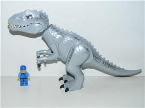 Lego Jurassic World dinoszaurusz figura dínó Nagy szürke 30cm Indominus Rex 2021