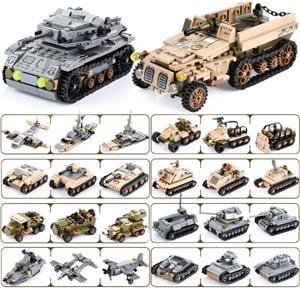 Lego 2. Világháborús katonák 8db katona +8 Tank Naszád Buggy Vadászgép - kép 4