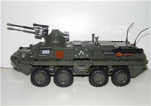 Lego Swat Modern Hadviselés Stryker páncélozott csapatszállító tank 1000db14x14x33cm  új - kép 5