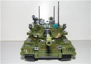 Lego Swat Modern Hadviselés ztz 99a Type tank 1150db + 6 katona új - kép 3