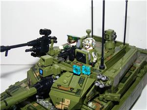 Lego Swat Modern Hadviselés ztz 99a Type tank 1150db + 6 katona új - kép 9