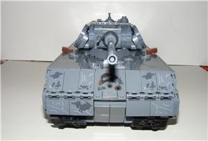 Lego 2. Világháborús Német Panzer viii Maus Szupernehéz harckocsi tank 2130db 15x42x15cm! - kép 4