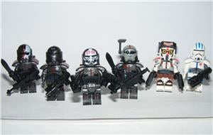 Lego Star Wars figurák The Bad Batch Hunter Crosshair Wrecker Echo Tech 6db új