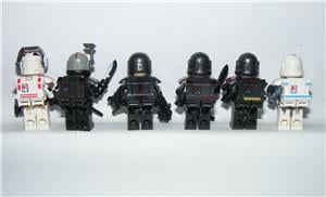 Lego Star Wars figurák The Bad Batch Hunter Crosshair Wrecker Echo Tech 6db új - kép 7