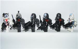 Lego Star Wars figurák The Bad Batch Hunter Crosshair Wrecker Echo Tech 6db új - kép 6