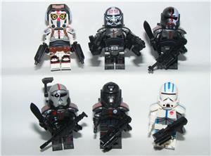 Lego Star Wars figurák The Bad Batch Hunter Crosshair Wrecker Echo Tech 6db új - kép 3