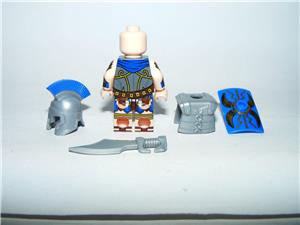 Lego Castle figurák Római katonák Tiszt +7 katona Brickarms pajzs kard új - kép 8