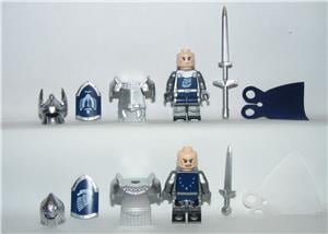 Lego Gyűrűk Ura Hobbit figurák Dol Amroth Hattyú Lovagjai katonák 6db katona - kép 7