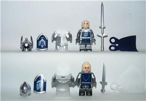 Lego Gyűrűk Ura Hobbit figurák Dol Amroth Hattyú Lovagjai katonák 6db katona - kép 9