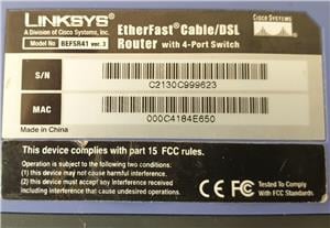 Linksys BEFSR41 router eladó - kép 5