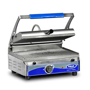 Új inox ipari nagykonyhai 40x25cm-es sütőfelületű kontaktgrill tost sütő