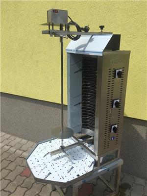 Új forgatómotoros elektromos gyros gyrossütő gyros készitő 60kg hús kapacitással