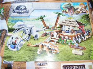 Lego komp. Jurassic World 75941 Indominus Rex az Ankylosaurus ellen új - kép 2