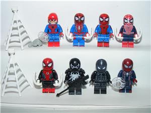 Lego Szuperhős figurák Spiderman Pókember figura 8db 2022 ÚJ - kép 3