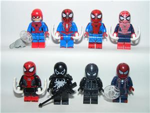 Lego Szuperhős figurák Spiderman Pókember figura 8db 2022 ÚJ - kép 2