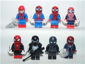 Lego Szuperhős figurák Spiderman Pókember figura 8db 2022 ÚJ - kép 4