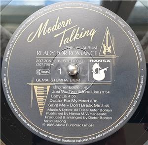 Modern Talking - The 3rd Album bakelit hanglemez eladó (1986) - kép 13