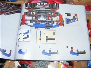 Lego komp. Technic 42125 Ferrari 488 GTE Sport autó Lepin 1677db  - kép 7