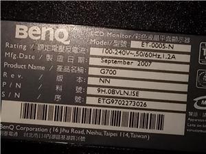 BENQ ET-0005-N LCD 17" monitor működő hibás - kép 4