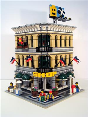 Lego komp. Creator 10211 Grand Emporium Moduláris ház 2200 db Új - kép 2