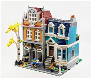 Lego komp. Creator 10270 Bookshop Könyvesbolt Moduláris ház 2504db Lepin ÚJ